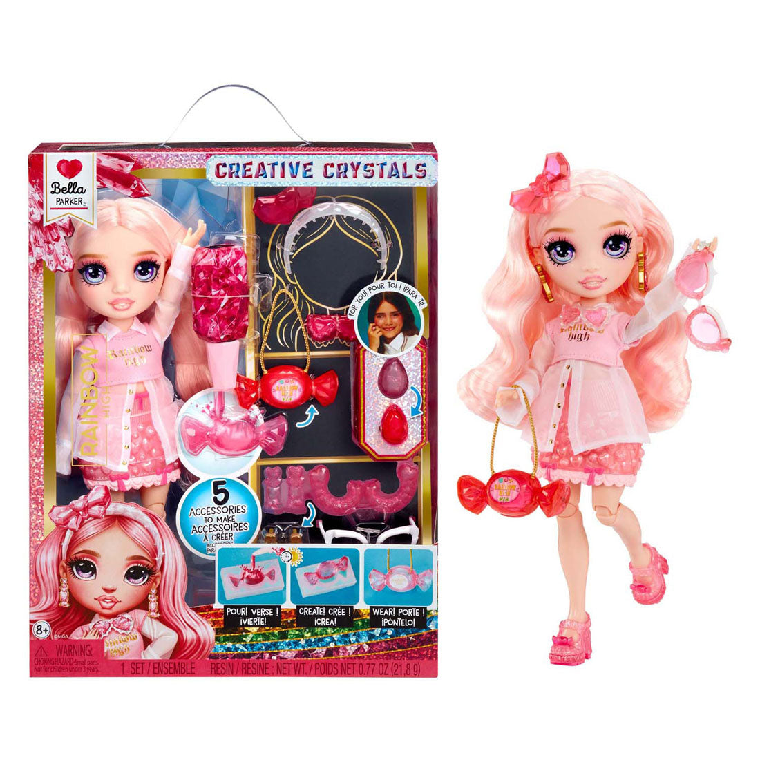 MGA Entertainment Rainbow high crystal fashion modepop - bella