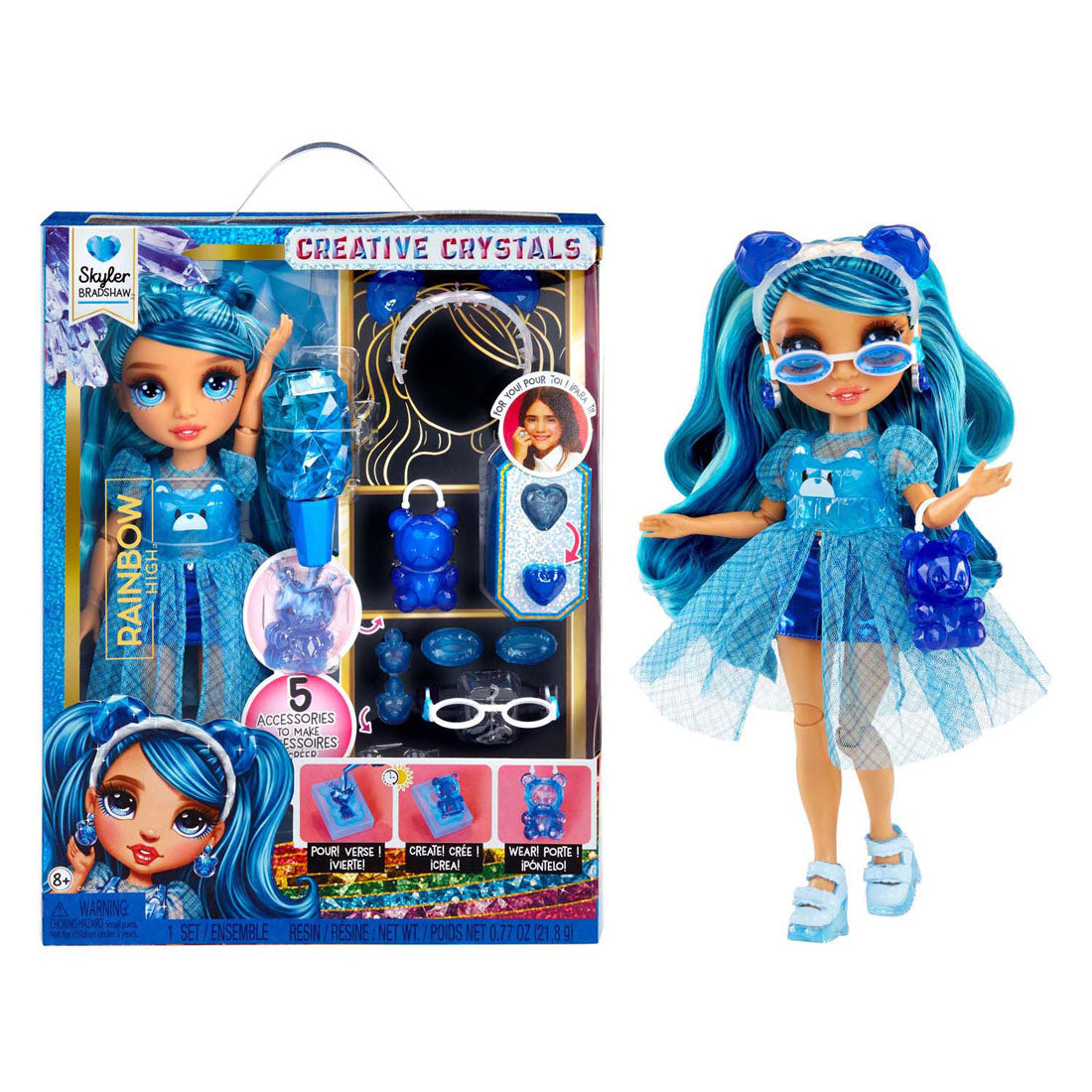 MGA Entertainment Rainbow high crystal fashion modepop - skyler