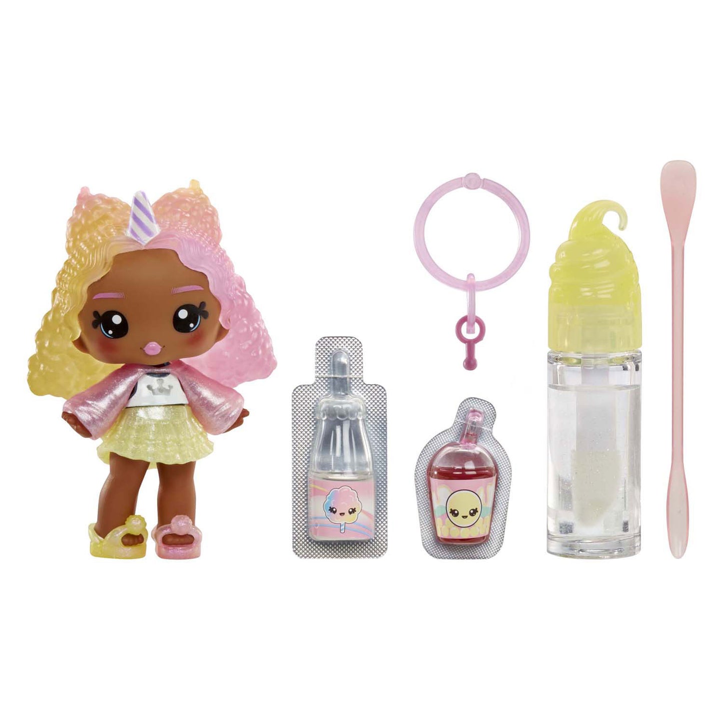 MGA Entertainment Yummiland pop - nia candy fluff met lipgloss set