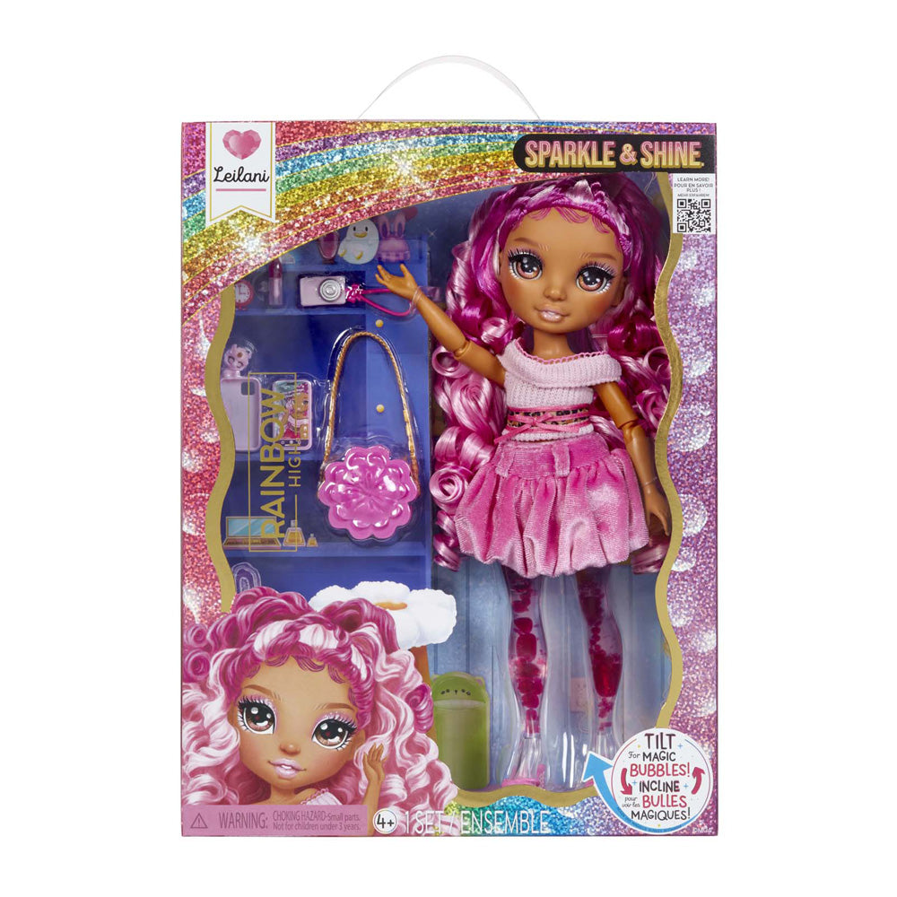 MGA Entertainment Rainbow high sparkle shine modepop roze