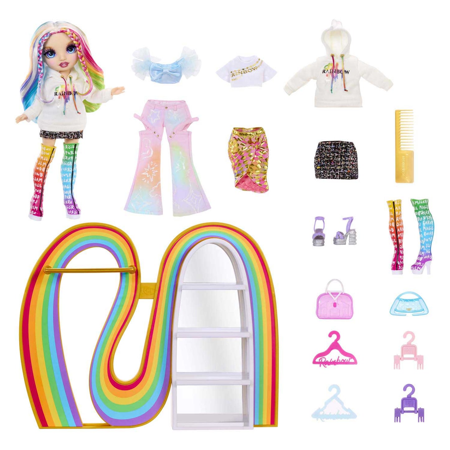 MGA Entertainment Rainbow high amaya's rainbow closet speelset