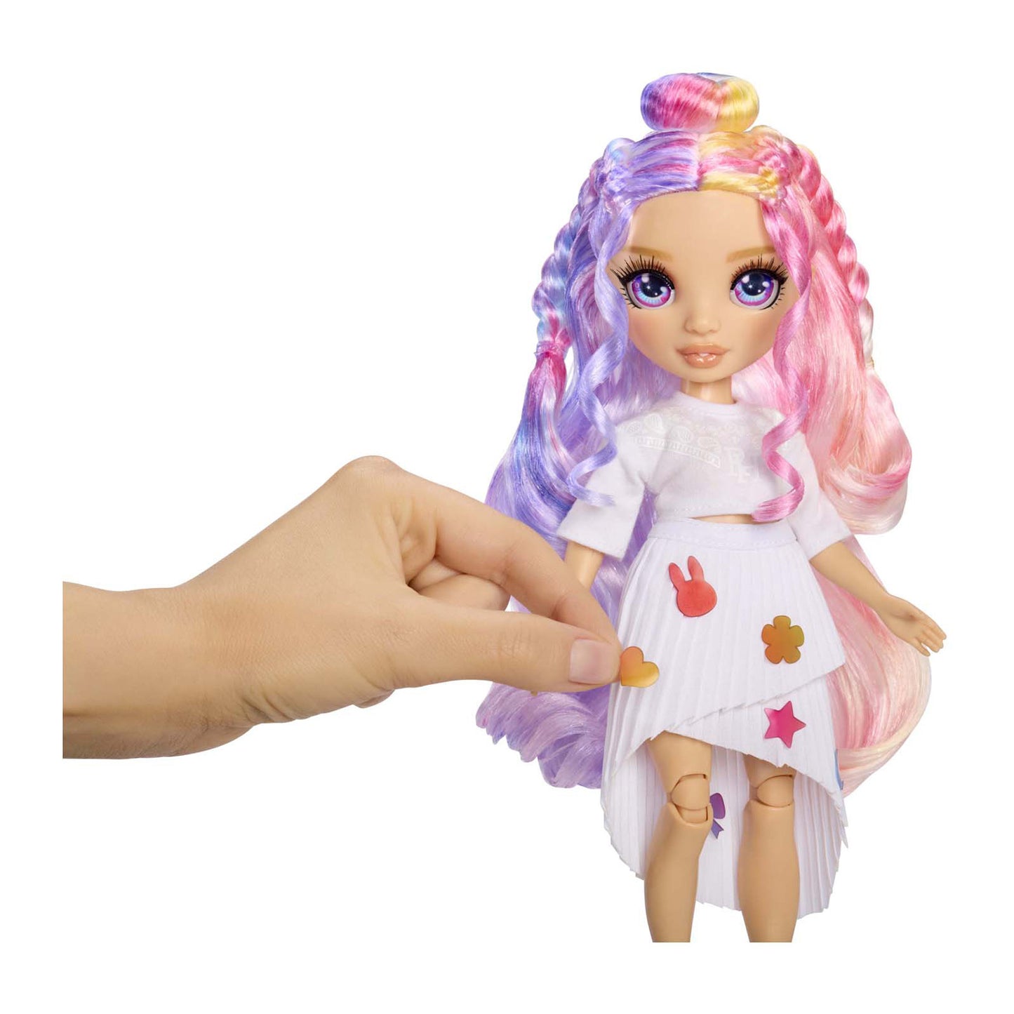 MGA Entertainment Rainbow high air brush create modepop - purple eyes