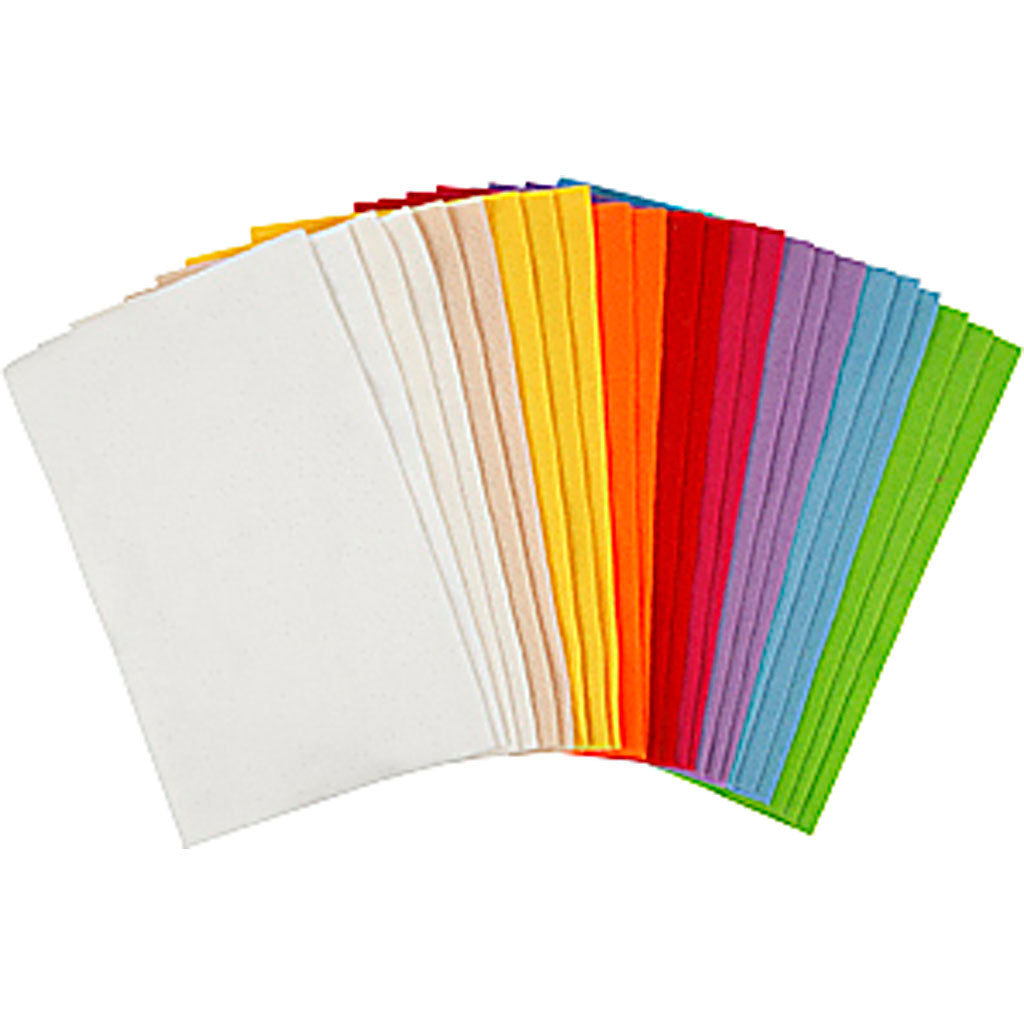 Creativ Company Https: www.cchobby.nl hobbyvilt-vel-20x30-cm-dikte-1-5-mm-180-200-gr-diverse-kleuren-24-div-vellen-1-doos-45295