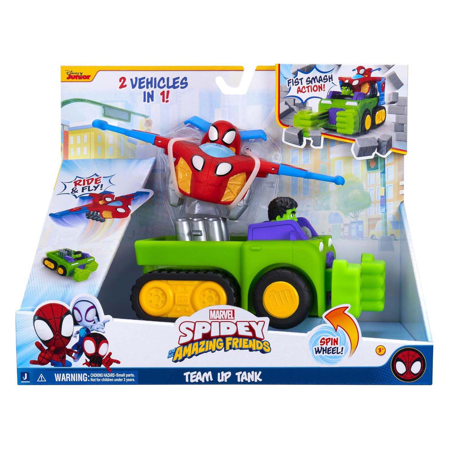 Spidey And His Amazing Friends - feature vehicle team up tank