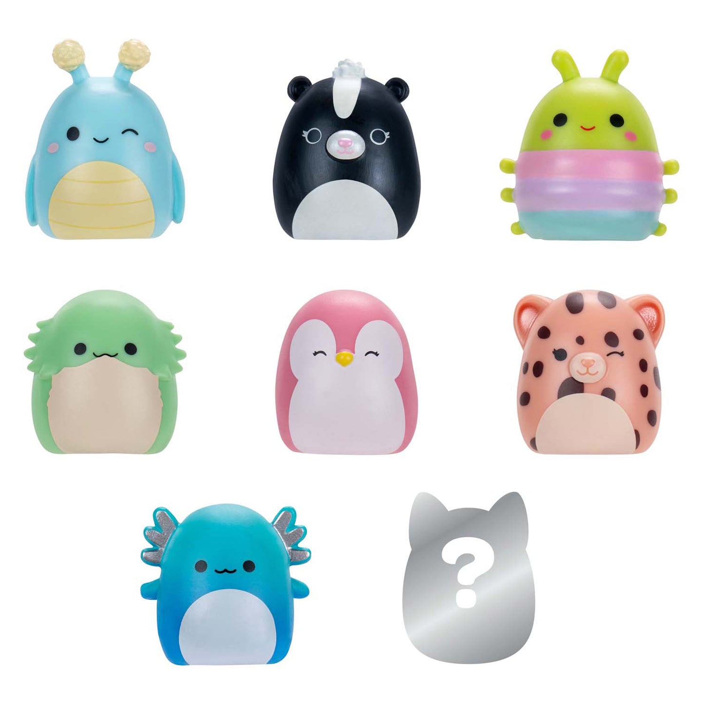 Jazwares Squishmallows - squish-a-longs speelfiguren style 1 - 8dlg.