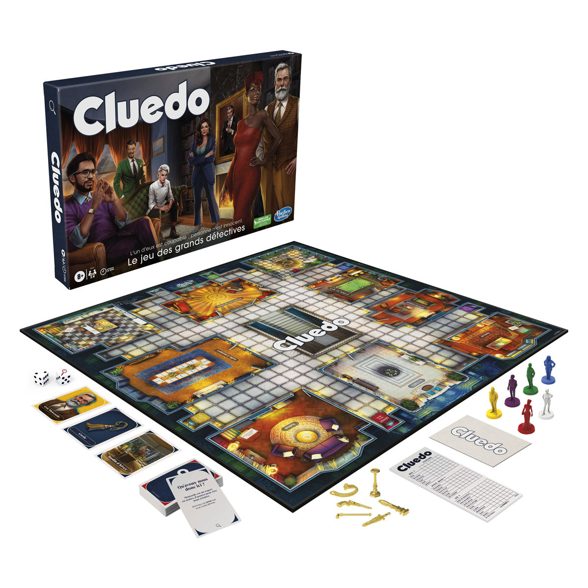 Hasbro Gaming Cluedo het klassieke misdaadspel