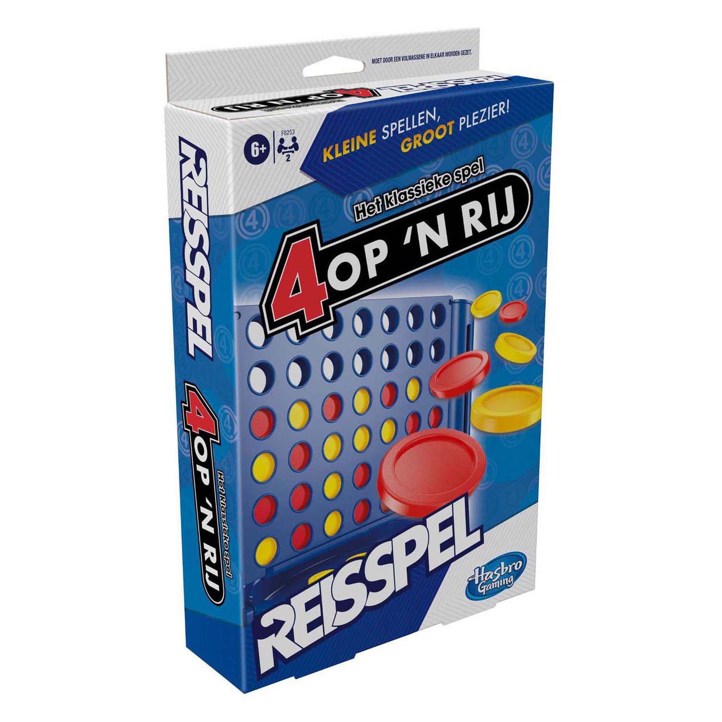 Hasbro Gaming 4 op een lijn reisspel