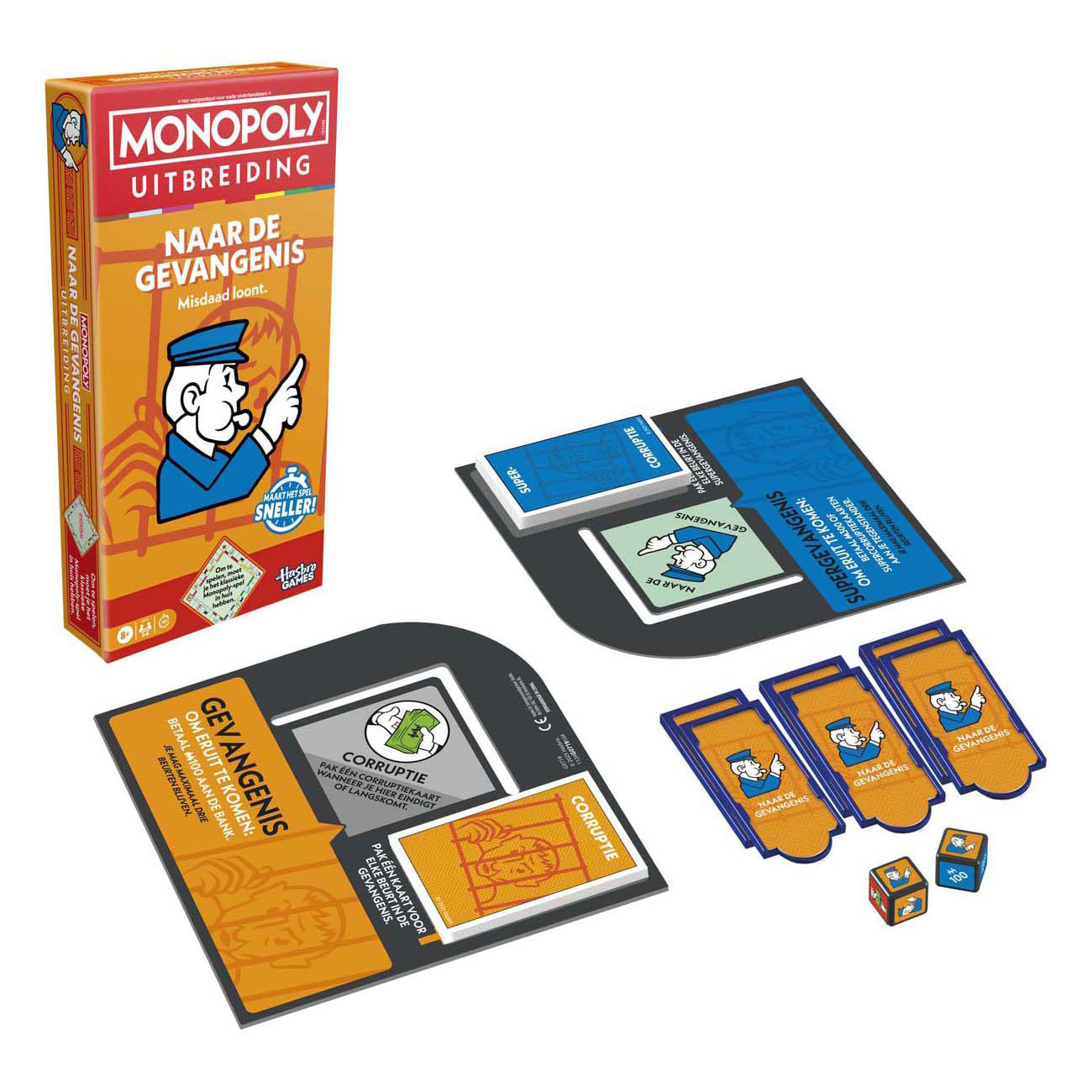 Hasbro Monopoly naar de gevangenis uitbreiding