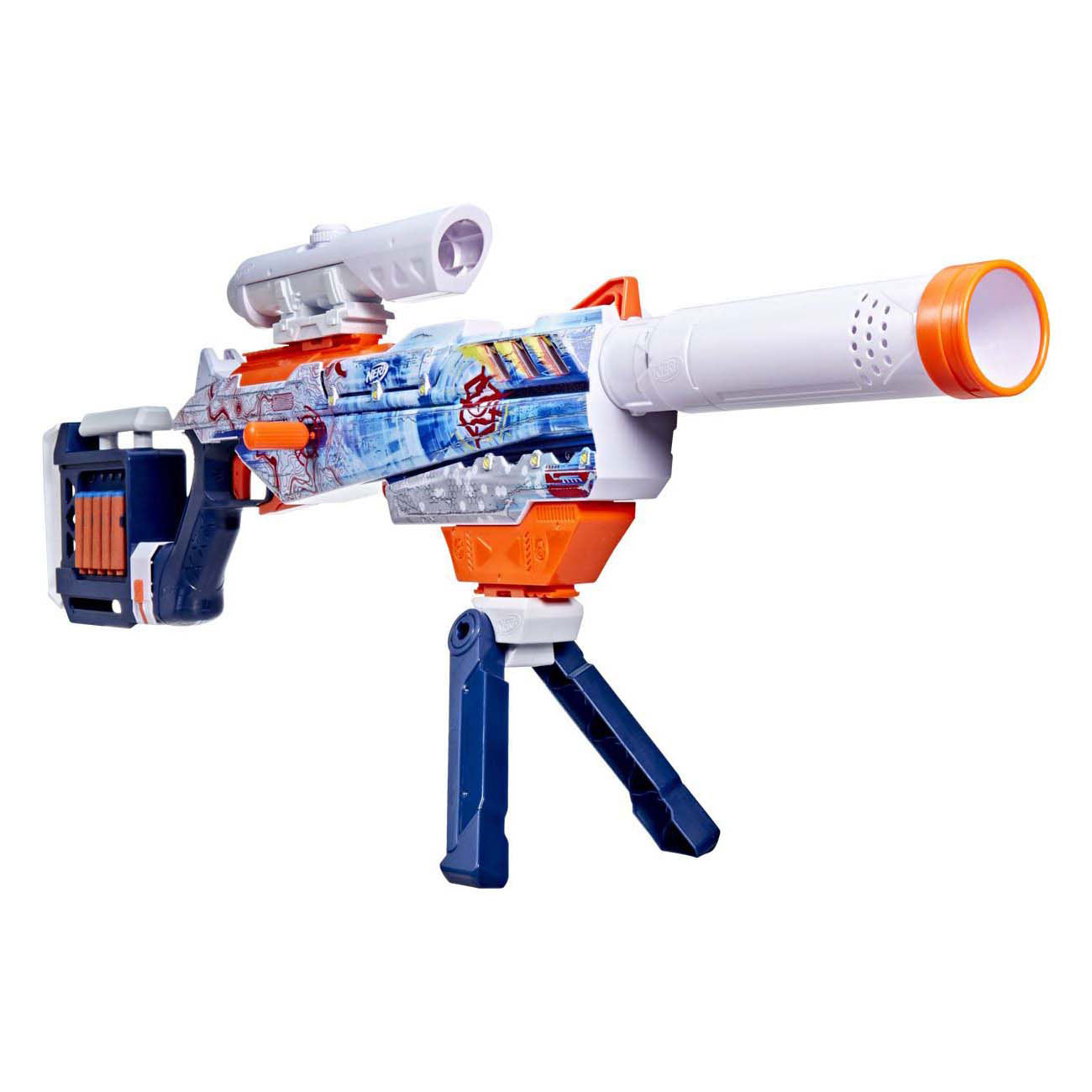 NERF loadout arctic zerostriker blaster