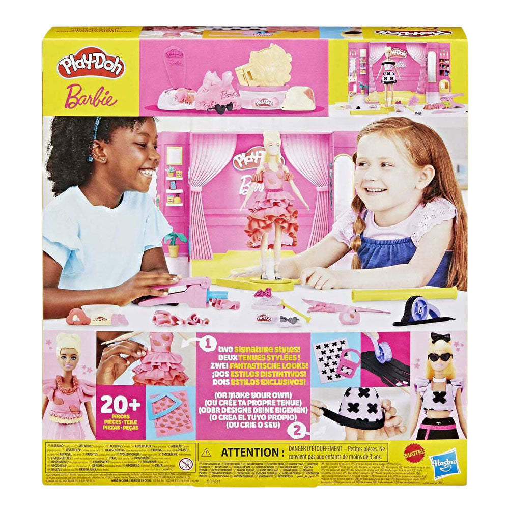 Play-Doh barbie designer fashion show - 6 kleipotjes