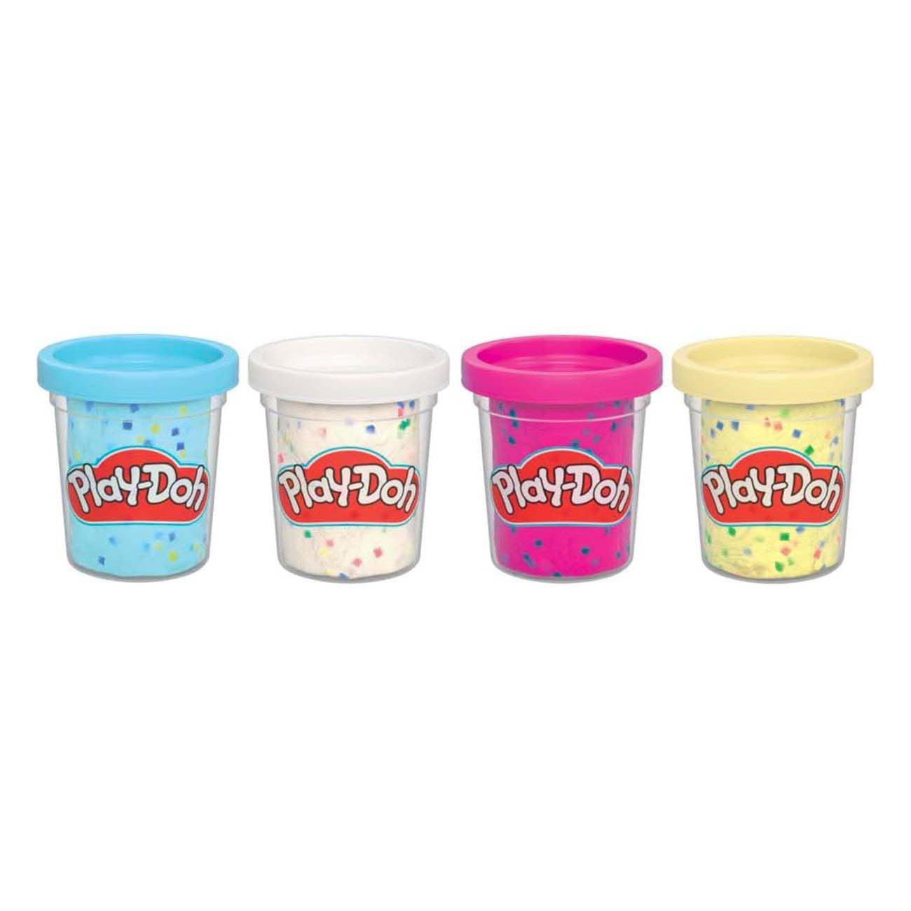 Play-Doh confetti - 4 kleipotjes