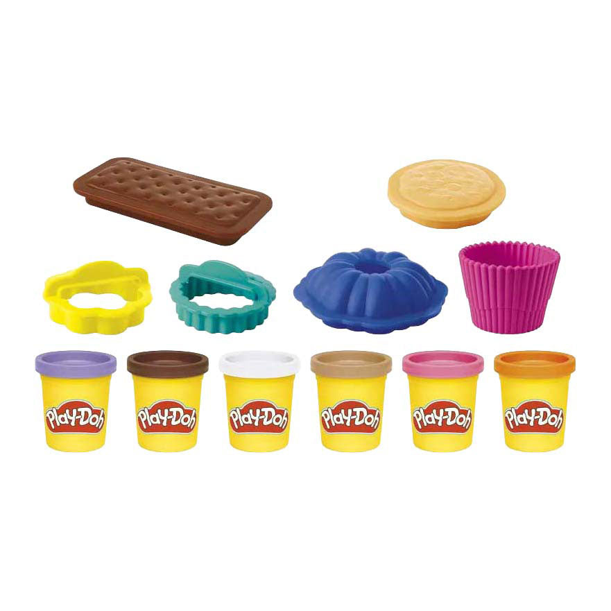 Play-Doh kleine bakkerij - 6 kleipotjes