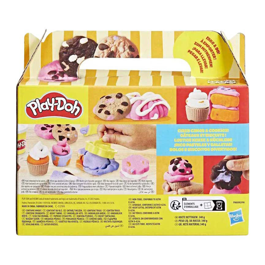 Play-Doh kleine bakkerij - 6 kleipotjes
