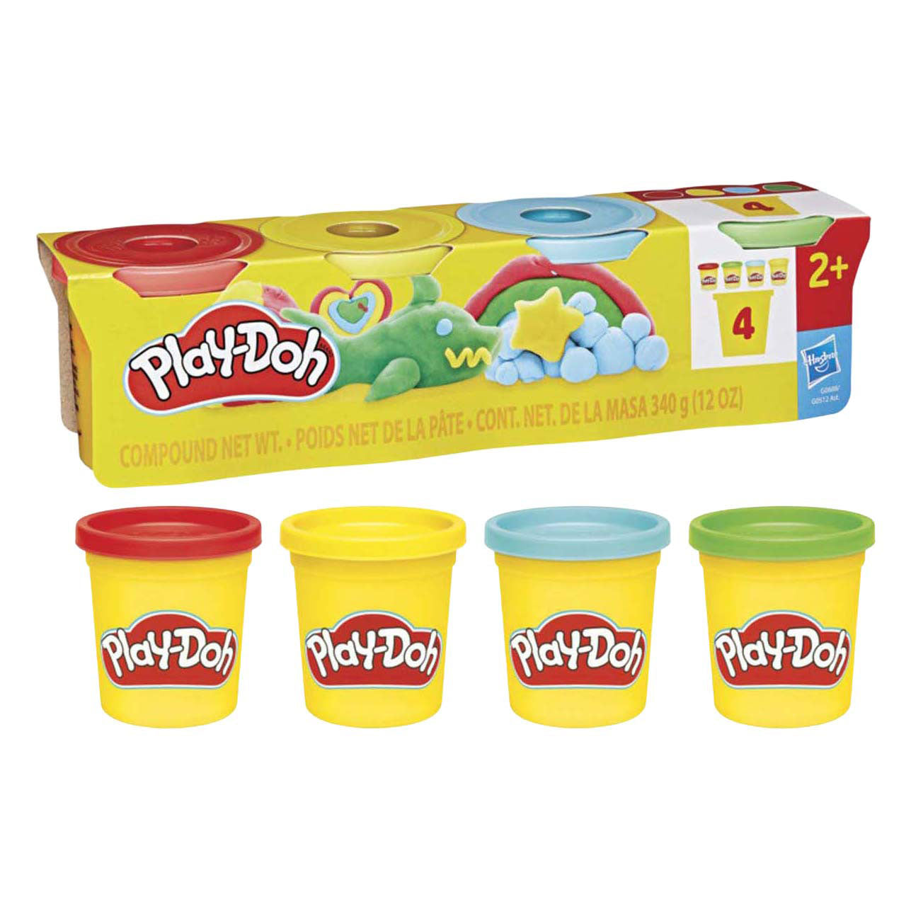 Play-Doh classic - 4 kleipotjes