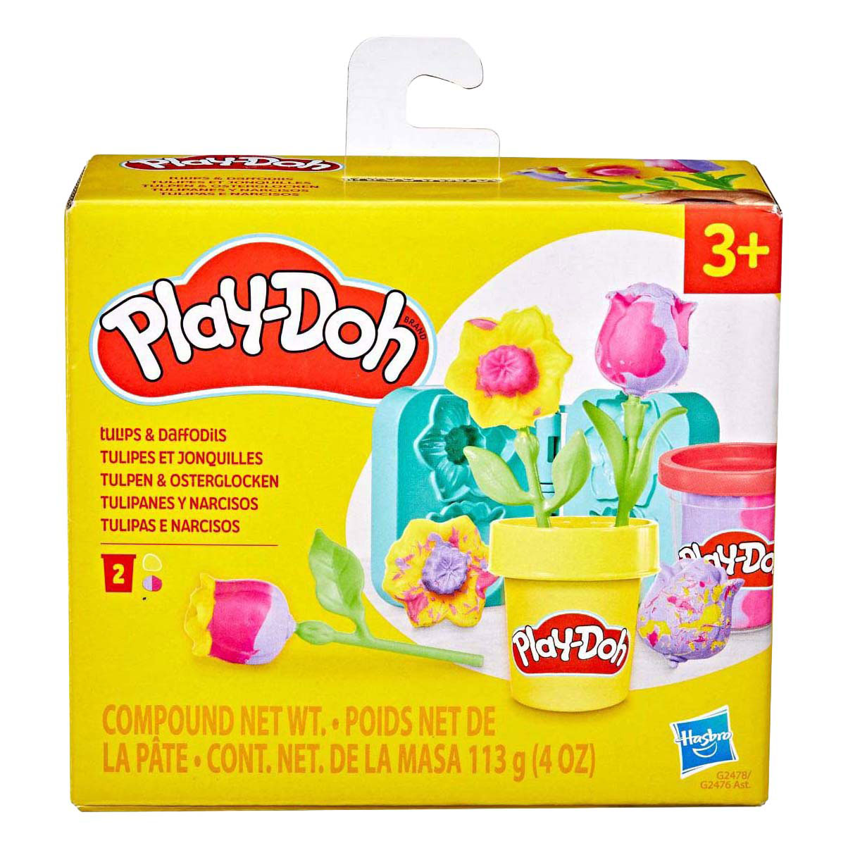 Play-Doh lil flowers tulp - 2 kleipotjes