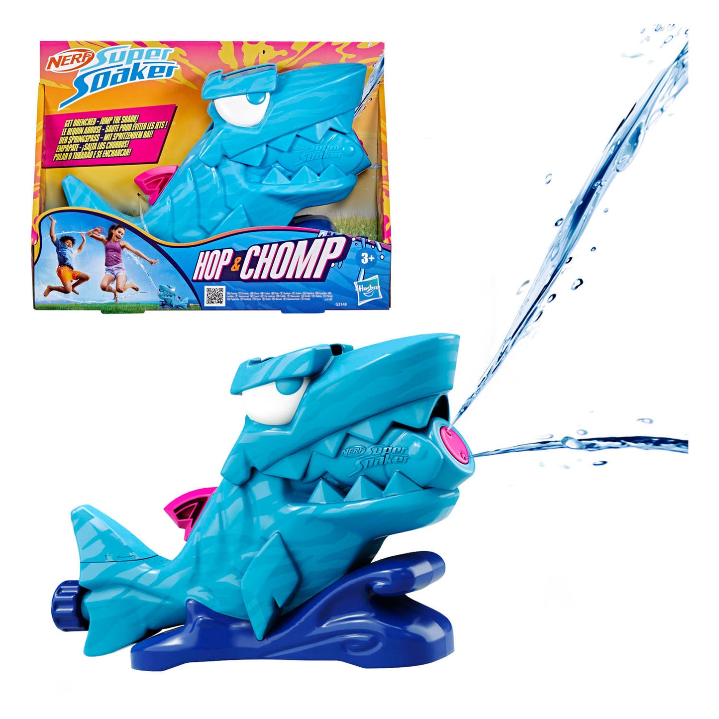 Nerf super soaker hop and chomp