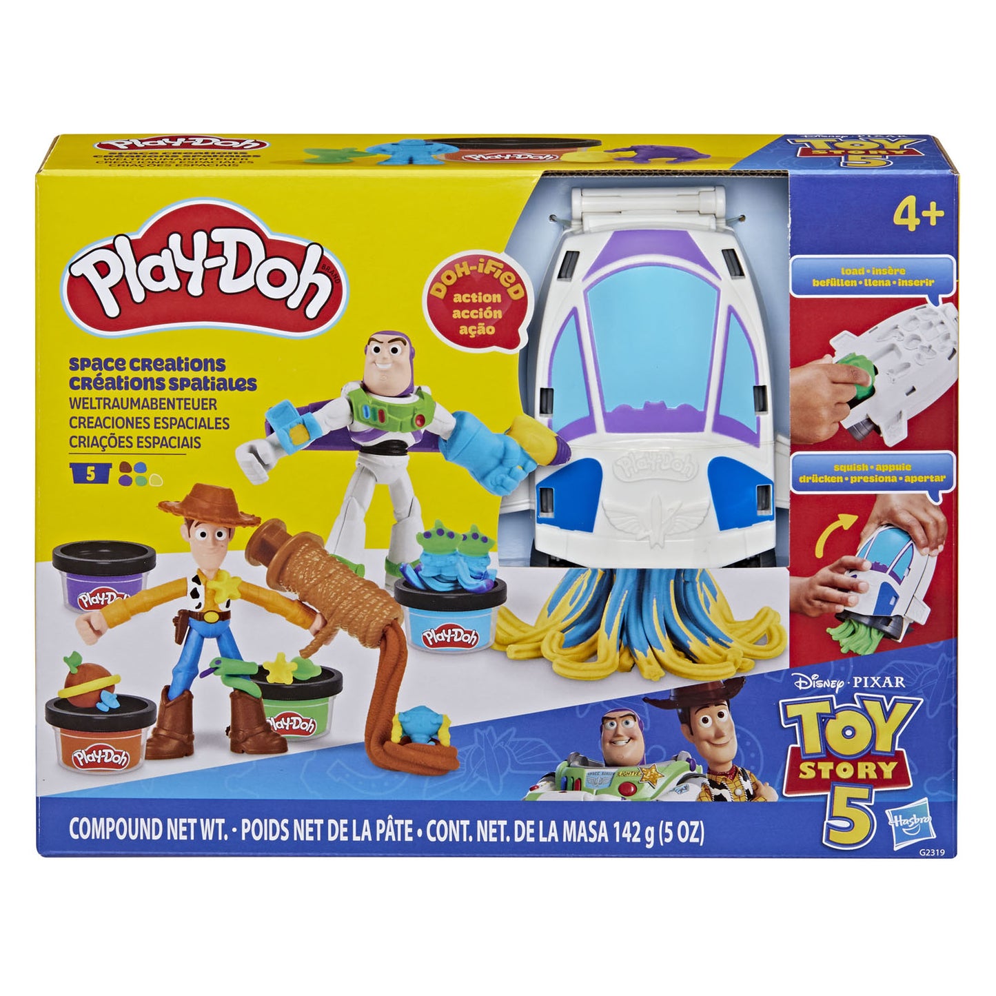 Play-Doh toy story 5 kleiset - 5 kleipotjes
