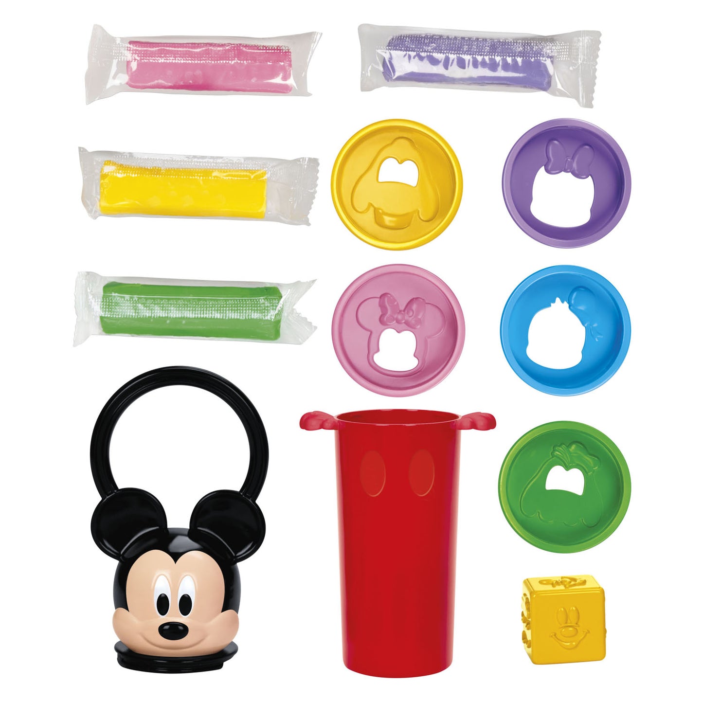 Play-Doh disney junior stapelbaar kleiset - 4 kleuren klei