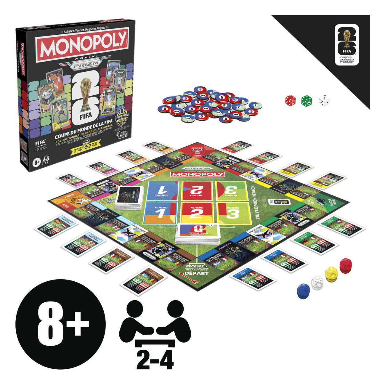 Hasbro Monopoly fifa editie - franstalig