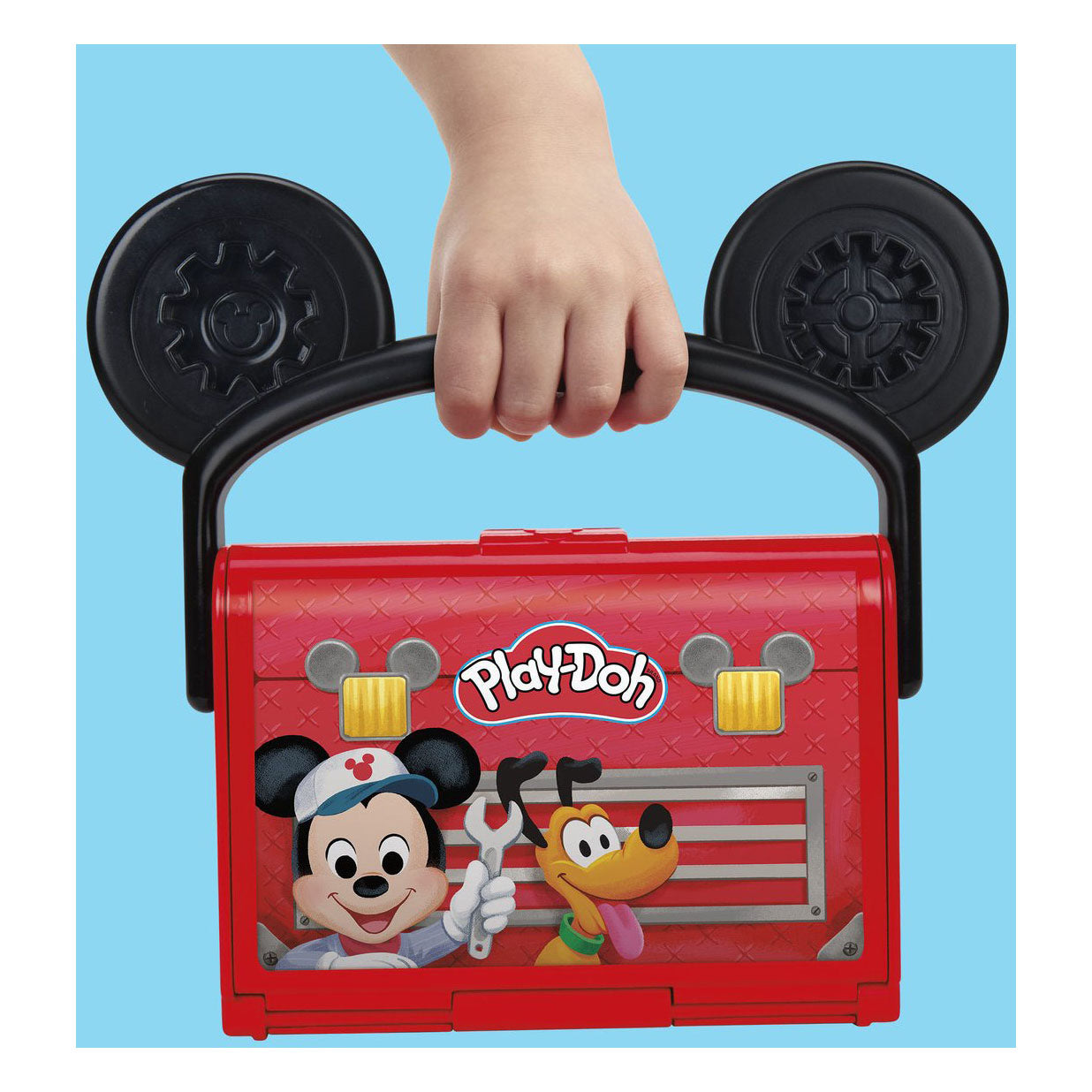 Play-Doh disney junior garage on the go speelset - 3 kleipotjes