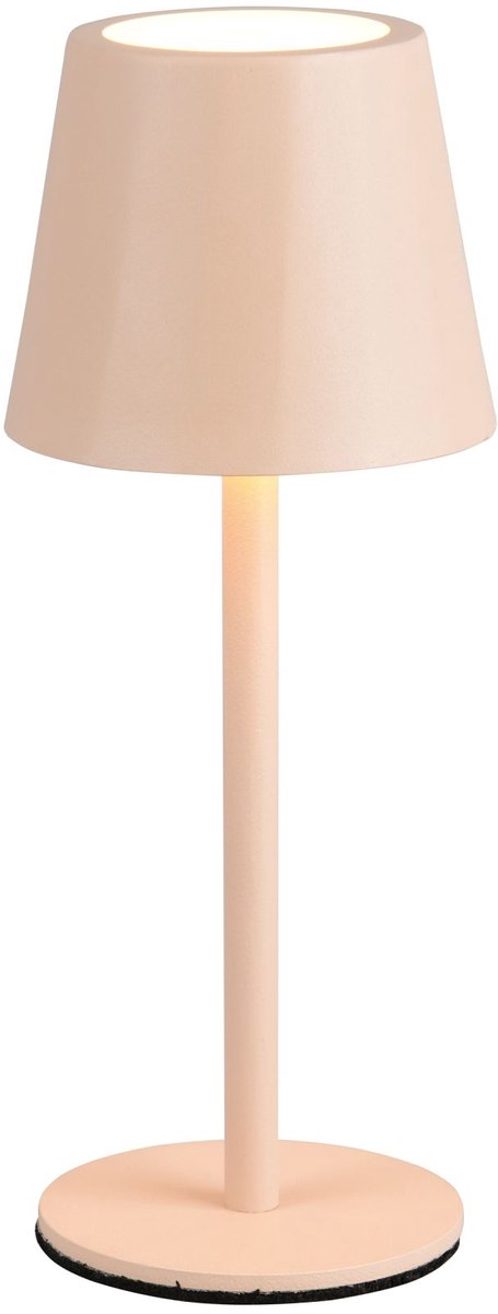 RL LIVE YOUR LIGHT Reality diaz - tafellamp - sand - incl. 1x smd 1,6 w - 4-stappen touch - traploos instelbare lichtkleur - usb-aansluiting - oplaadbaar - snoerloos