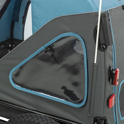 Trixie fietskar tot 35 kg blauw grijs