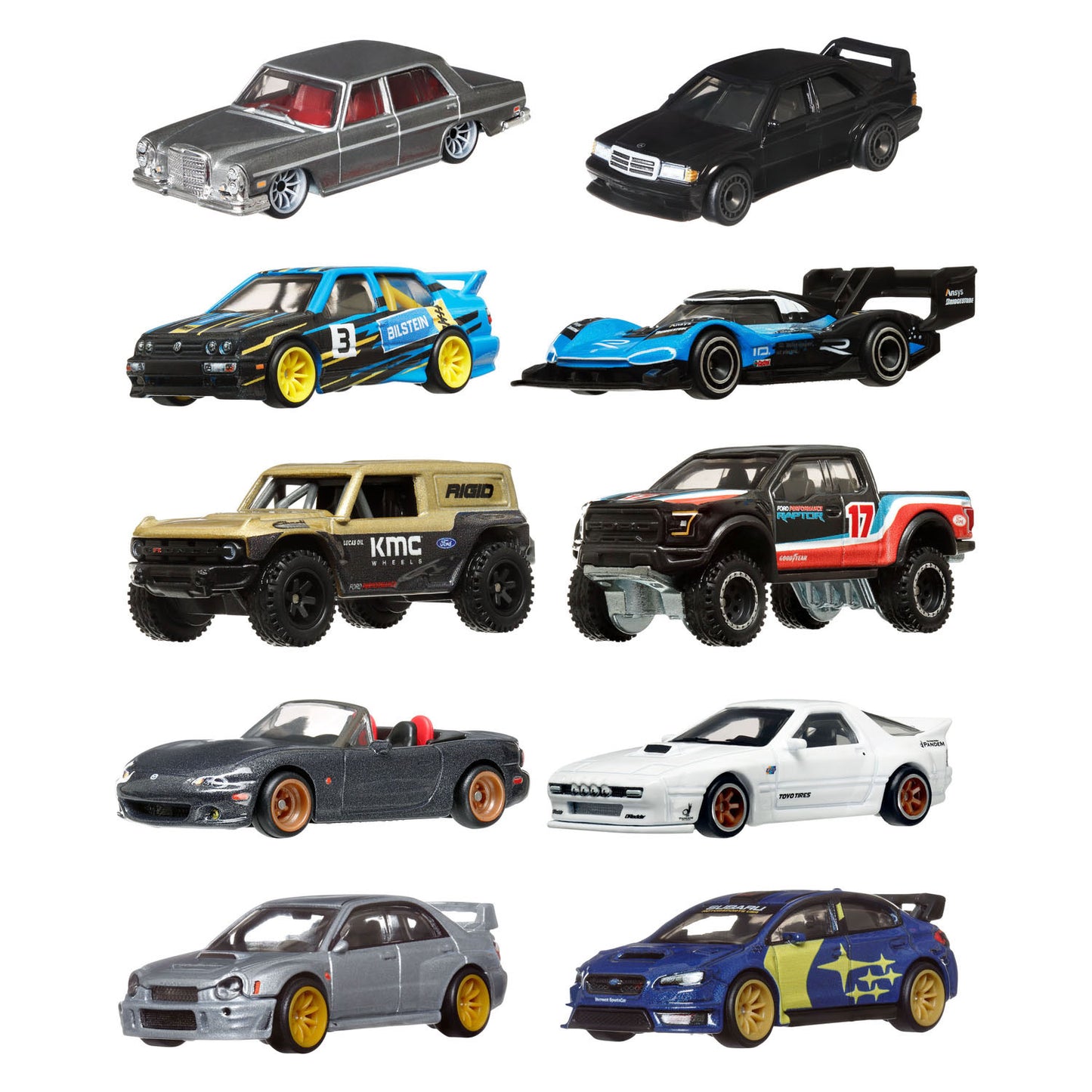 Hot Wheels premium car culture set auto's 1:64 - 2st.
