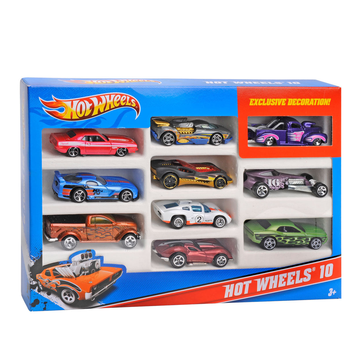 Mattel Hot wheels giftpack, 10st