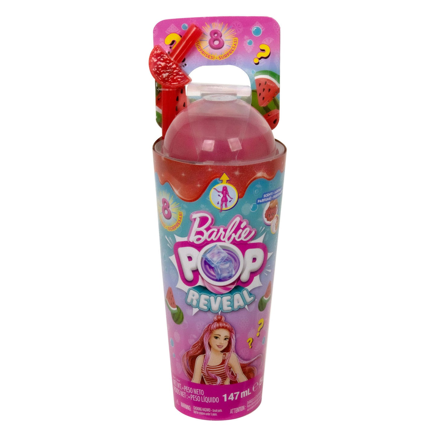 Mattel Barbie reveal pop juicy fruits series - watermelon crush
