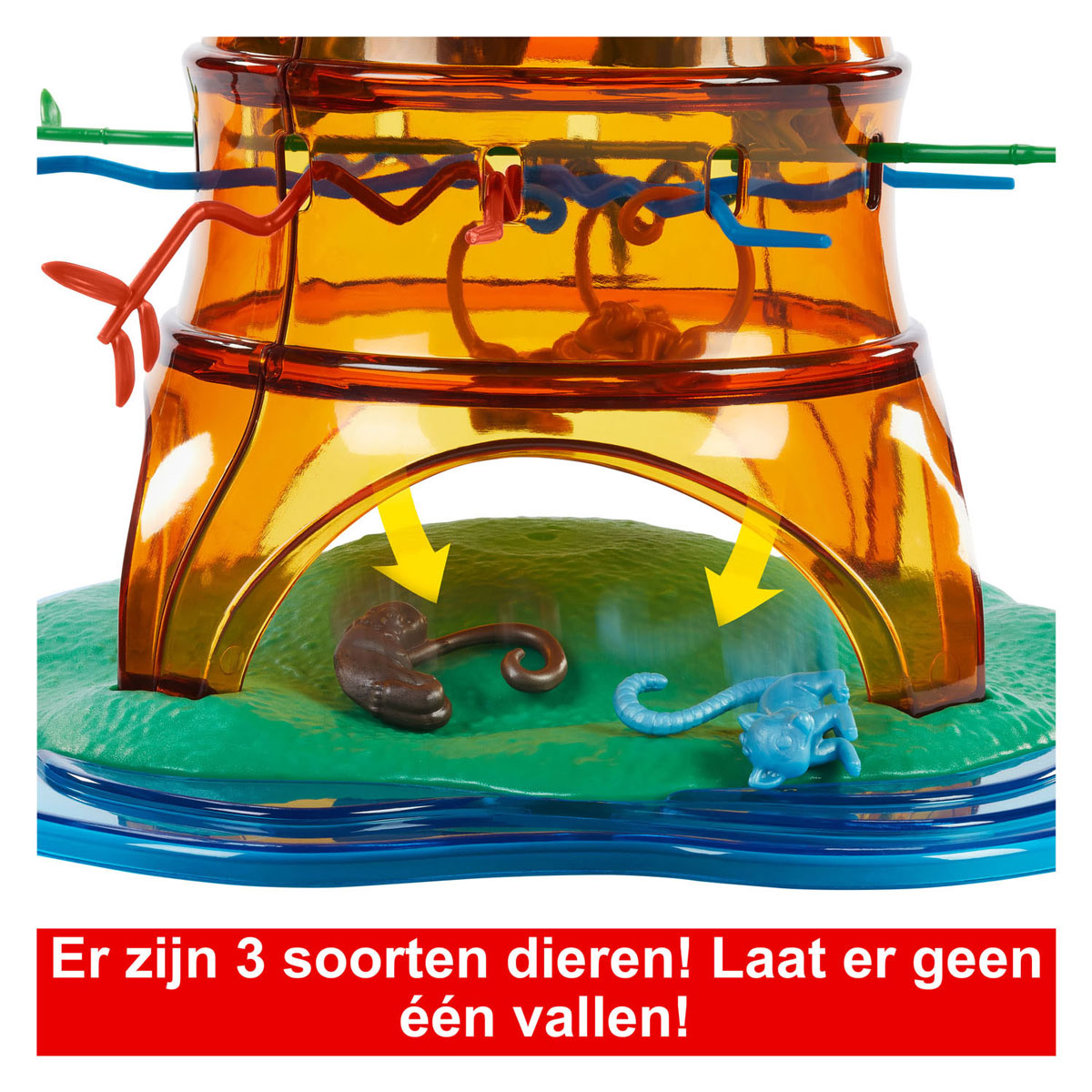 Mattel Vallende aapjes schommelend boomfeest kinderspel