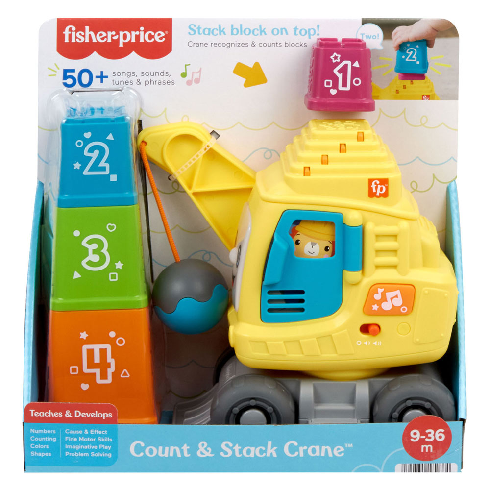 Mattel Fisher price tel- en stapelkraan