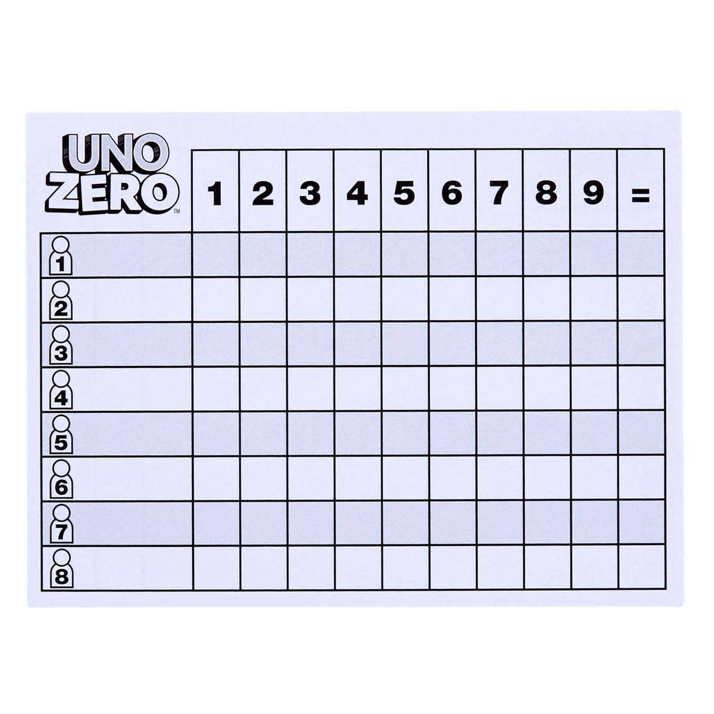 Mattel Uno zero kaartspel