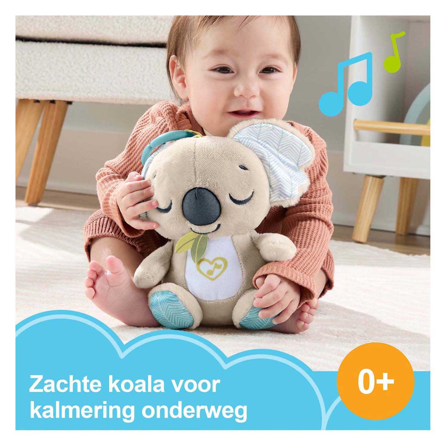 Mattel Fisher price koala knuffel met geluid