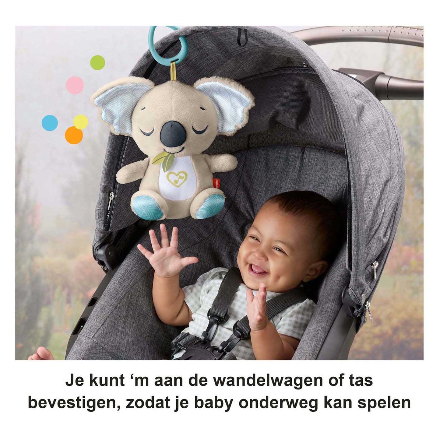 Mattel Fisher price koala knuffel met geluid