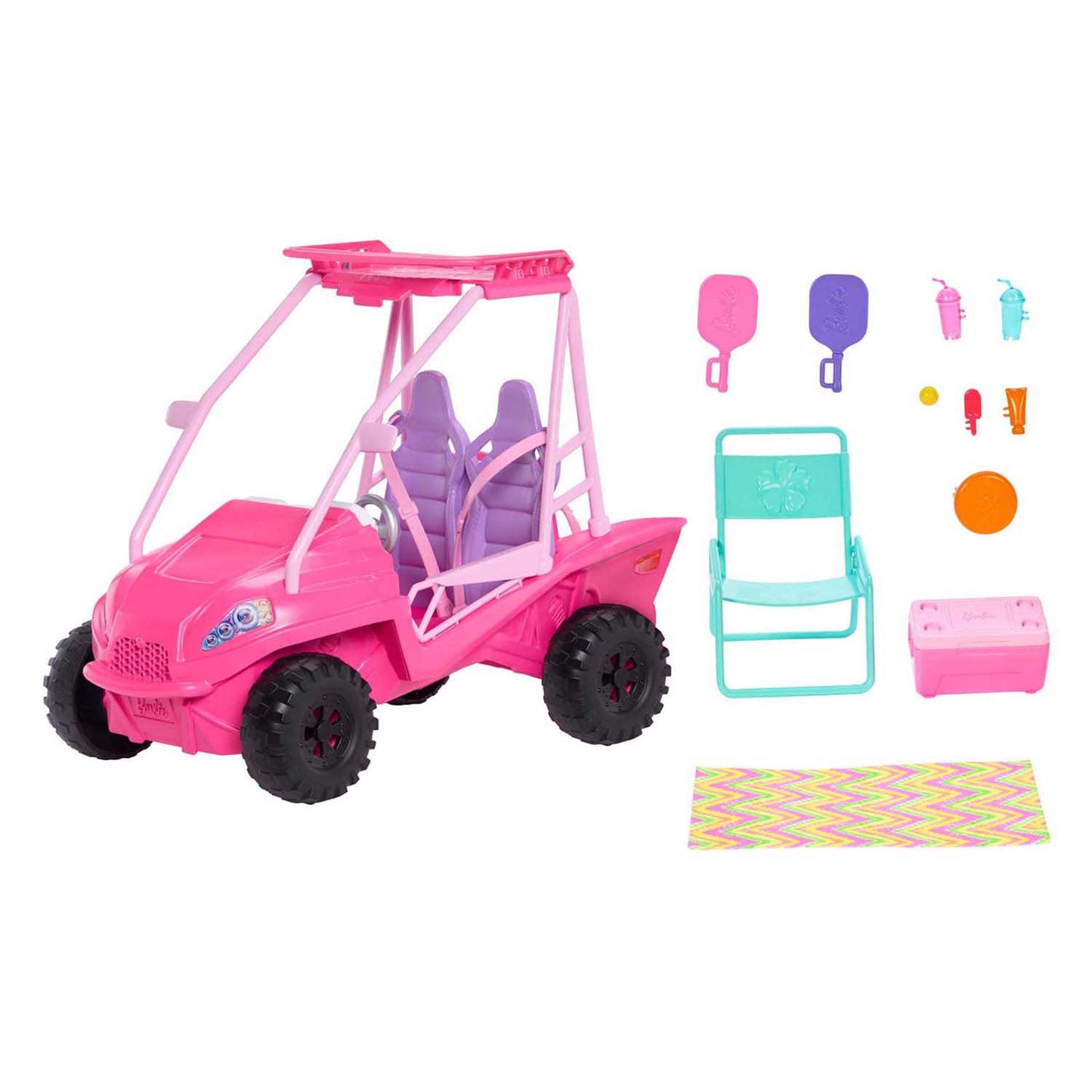 Mattel Barbie mysteries beach detectives beach buggy