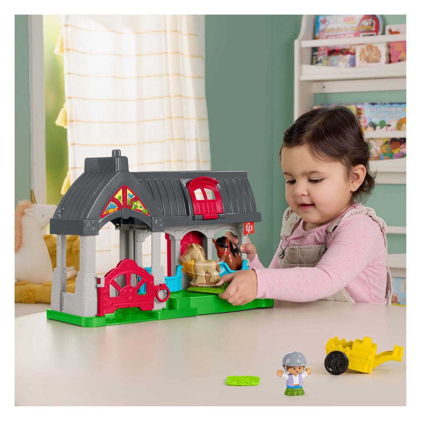 Mattel Fisher price little people paardenstal
