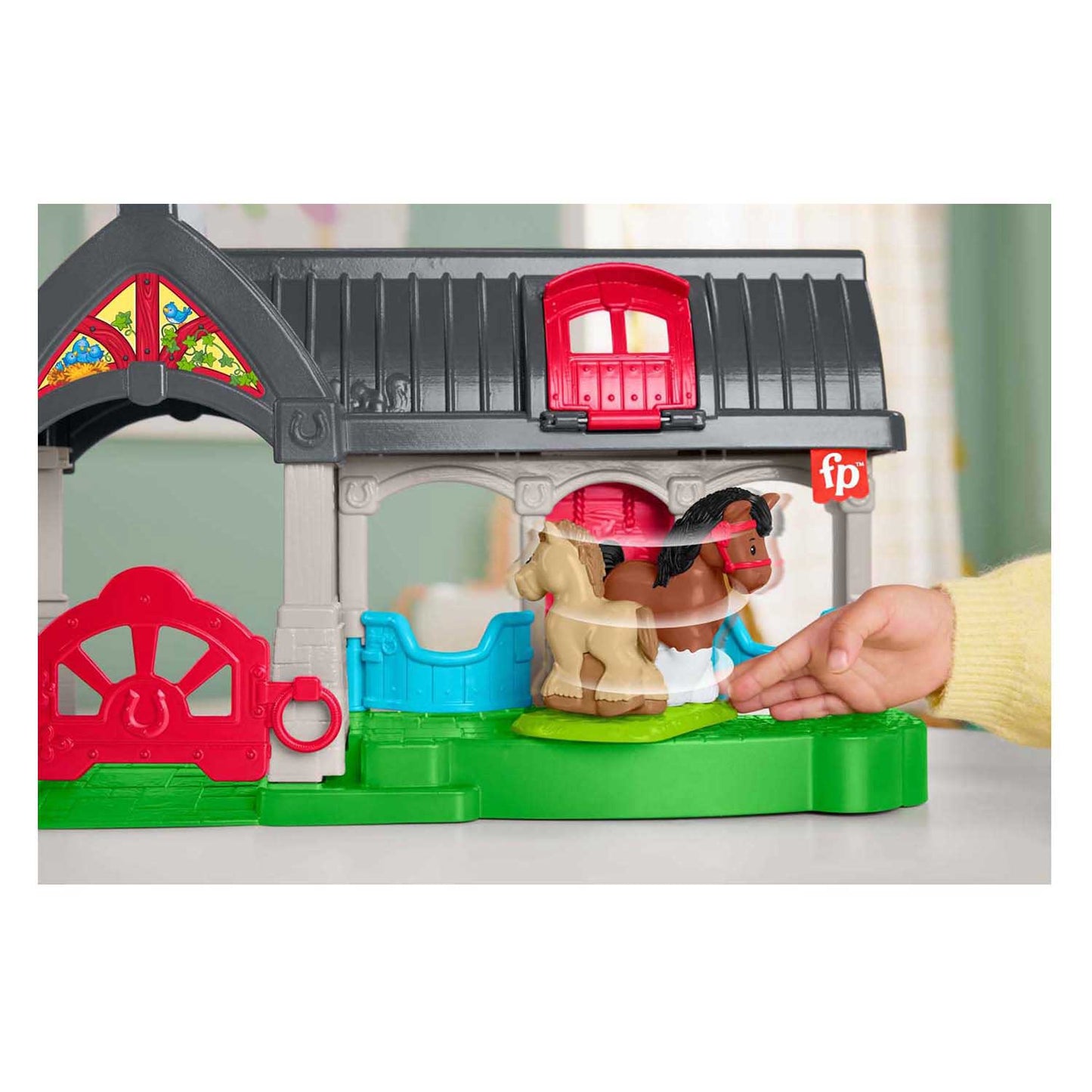 Mattel Fisher price little people paardenstal