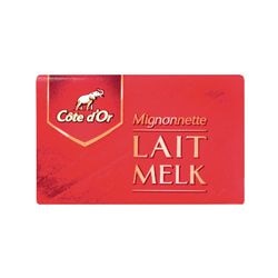 Chocolade Côte d'Or Mignonette melkchocolade doos 120 stuks