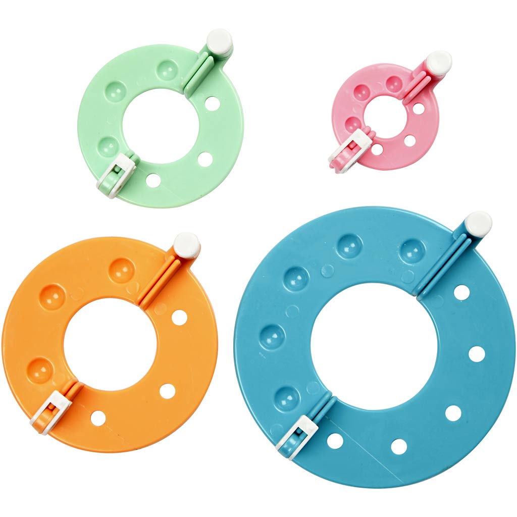 Creativ Company Https: www.cchobby.nl pom-pom-maker-d-3-5-5-5-7-9-cm-4-stuk-1-set