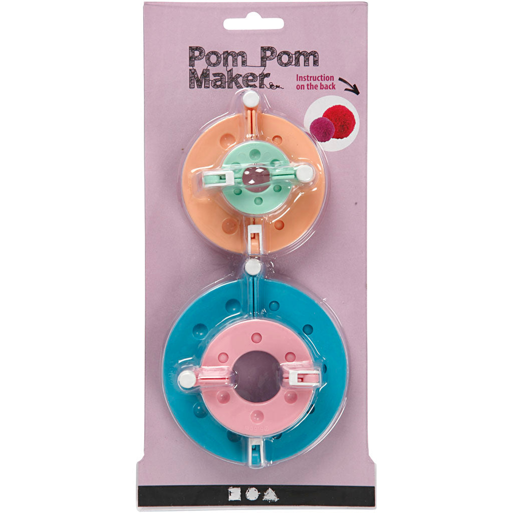 Creativ Company Https: www.cchobby.nl pom-pom-maker-d-3-5-5-5-7-9-cm-4-stuk-1-set