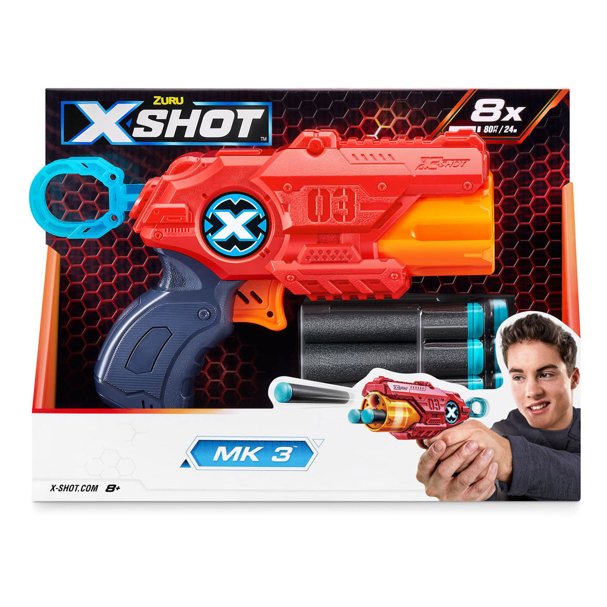 XSHOT Zuru x-shot dart pistool met 8 pijlen