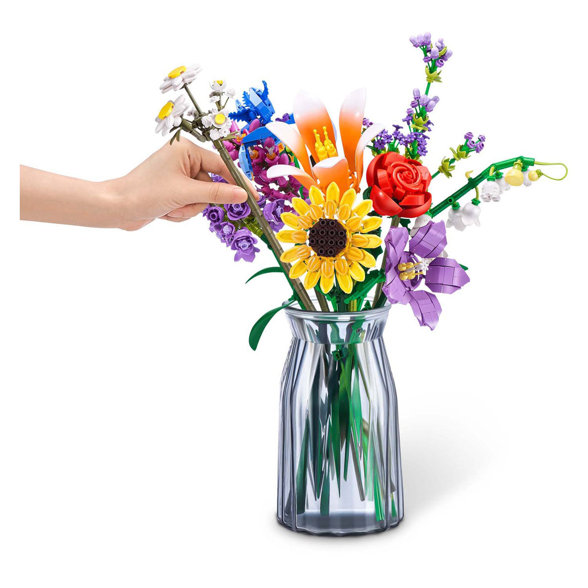ZURU max premium flowers - bouwspeelset in verrassingsbal
