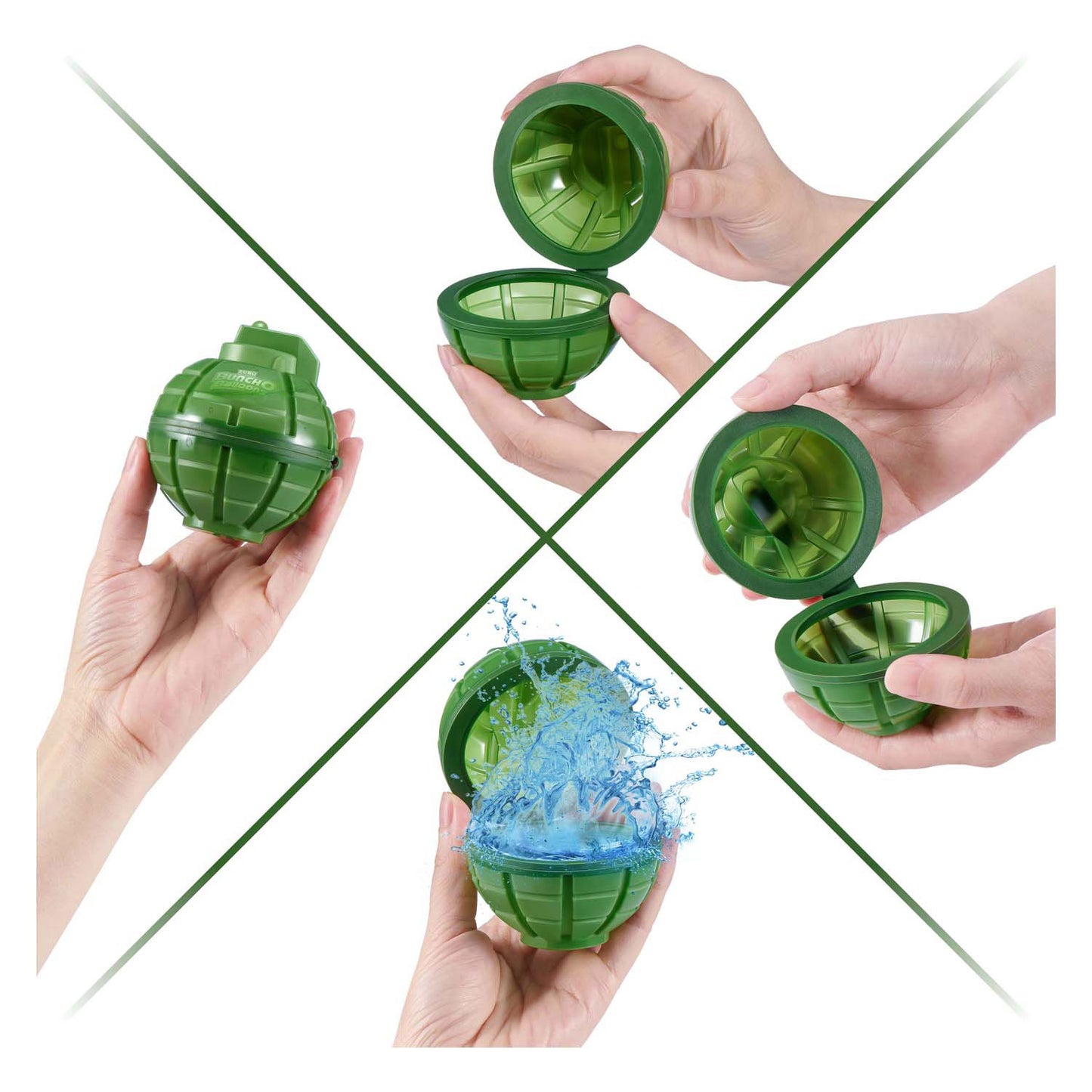 ZURU bunch-o-balloons herbruikbare magnetische watergranaten, 3-pack