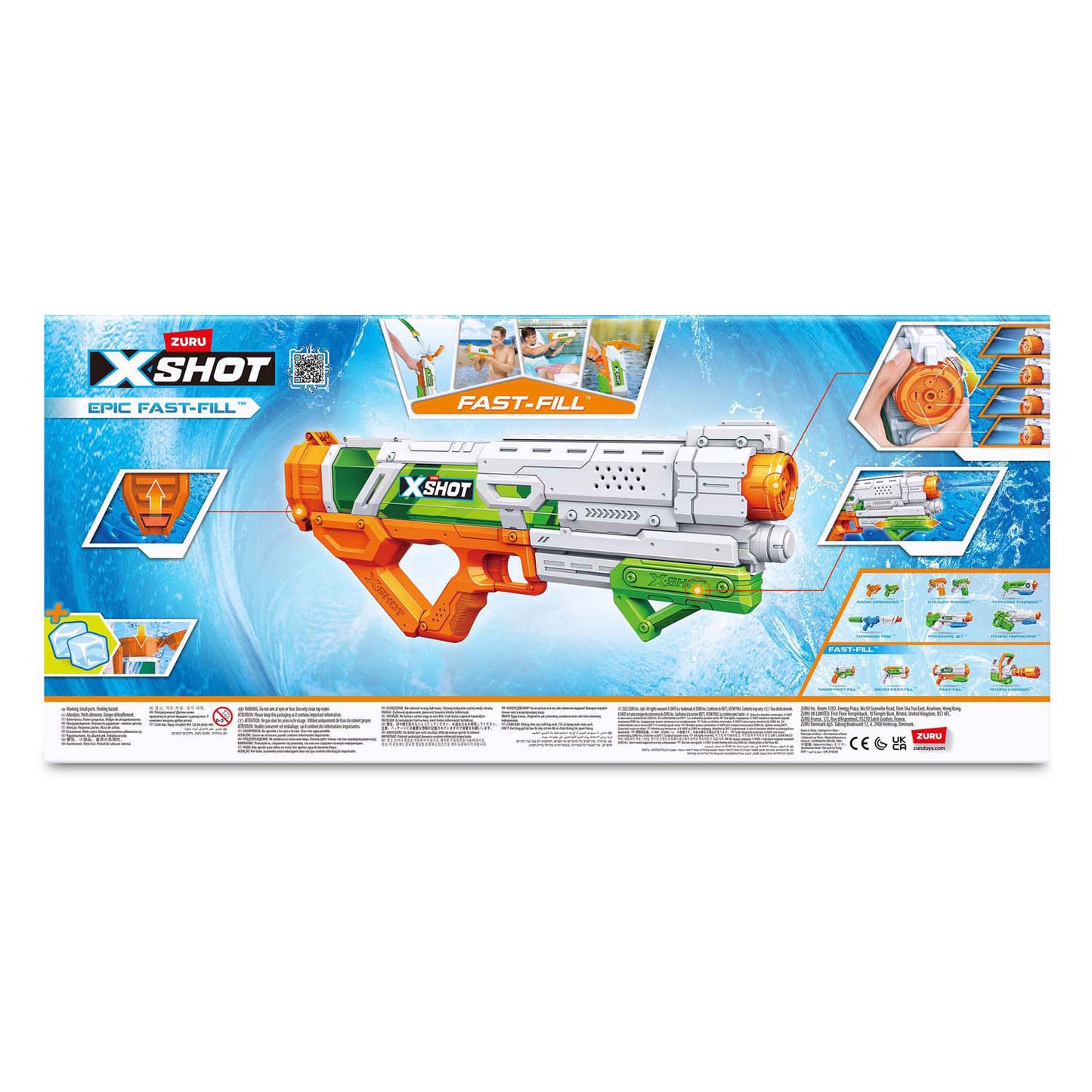 XSHOT Zuru x-shot fast fill large blaster waterpistool
