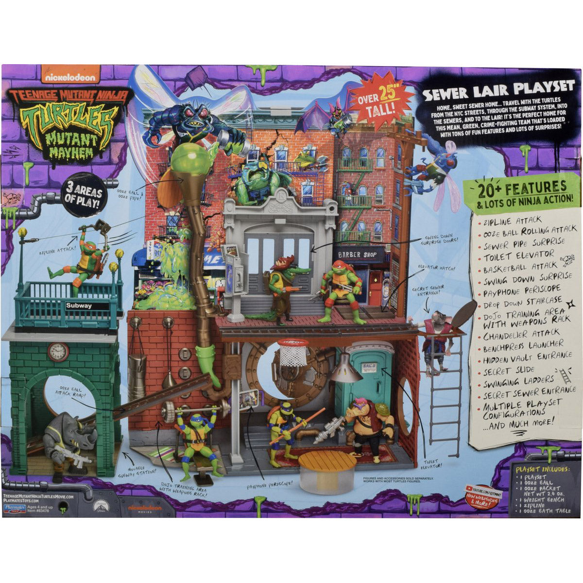 Boti Teenage mutant ninja turtles hoofdkwartier speelset