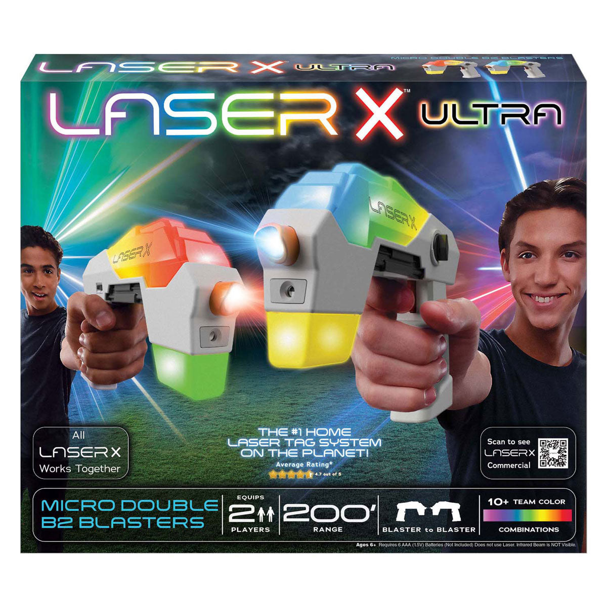 Laser X ultra micro b2 blaster lasergame spel
