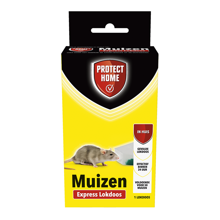 Pro-Tect 1066306 - express muizenmiddel 1 stuk | 2 stuks