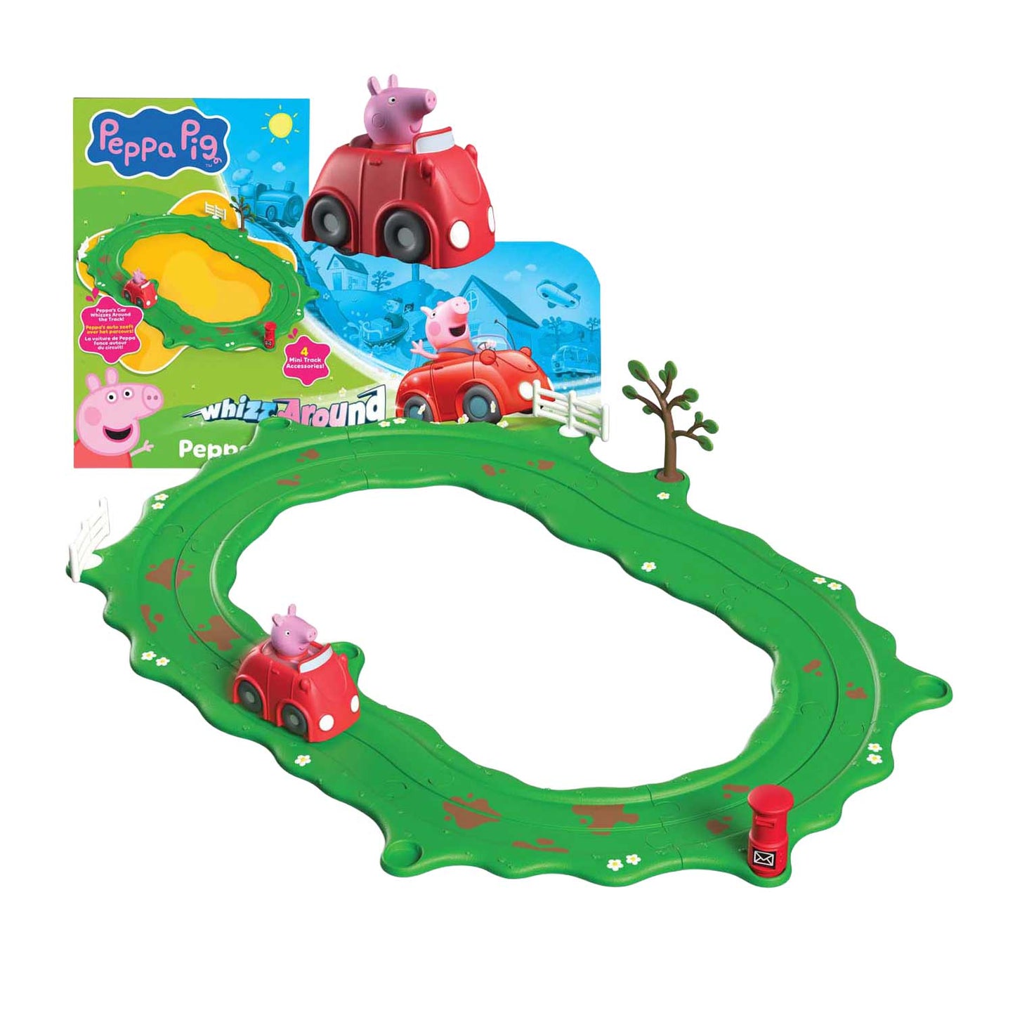 Gear2Play Peppa pig whizz around - peppa's kleine rode auto set