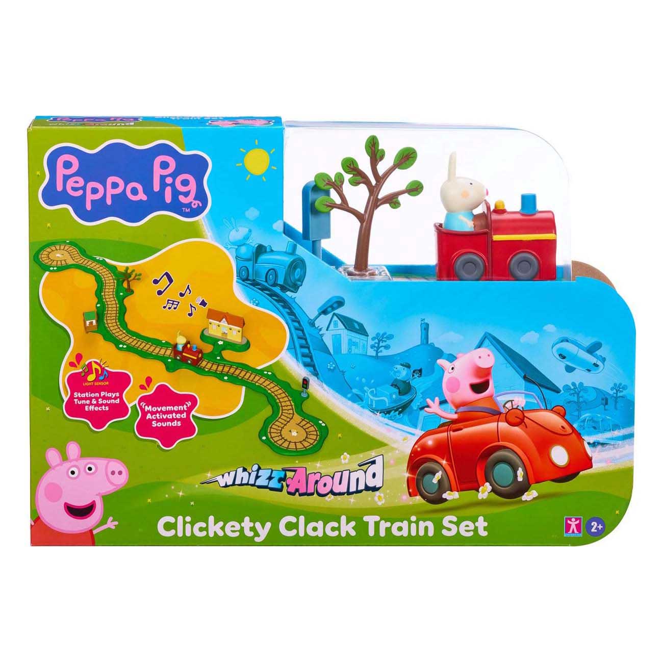Gear2Play Peppa pig whizz around - clickety clack trein set