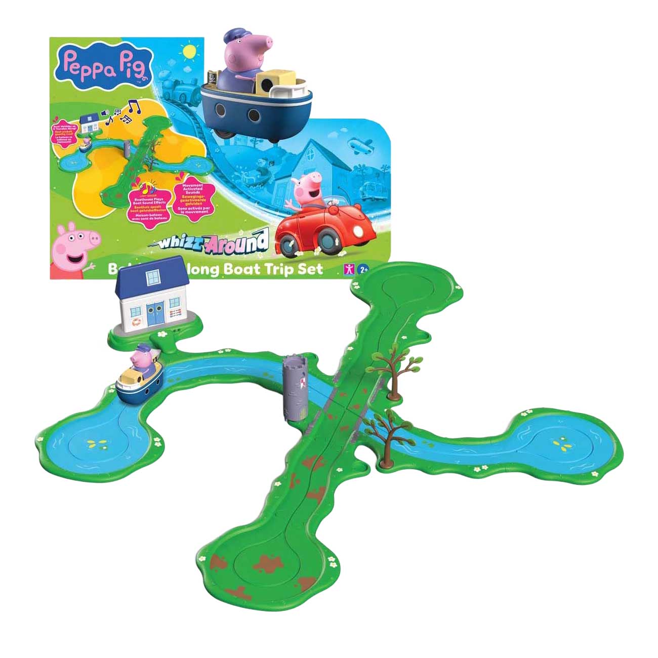Gear2Play Peppa pig whizz around - bobbing along boot set